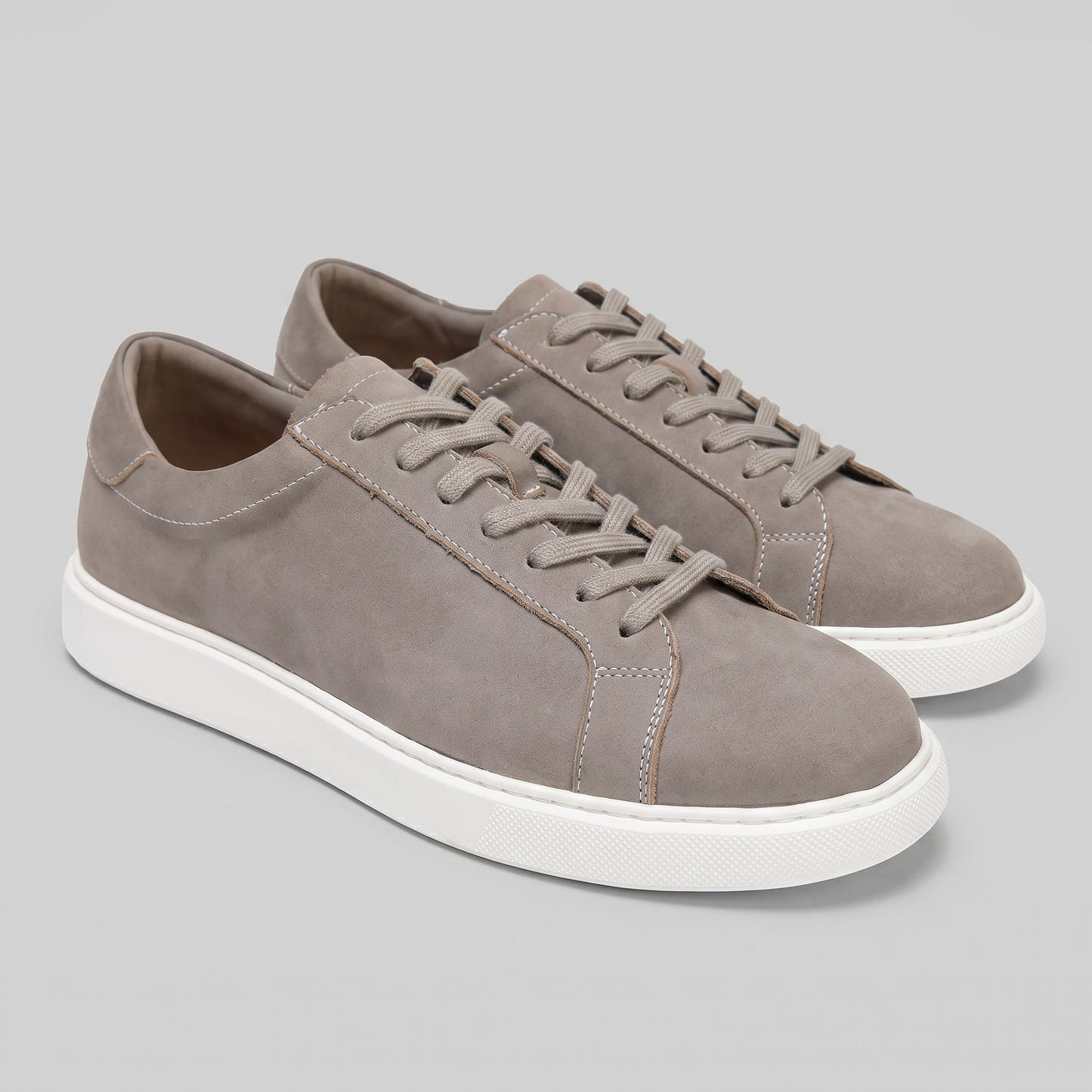 Men's Suede Style Low Sneakers | Minimalist Clean Design