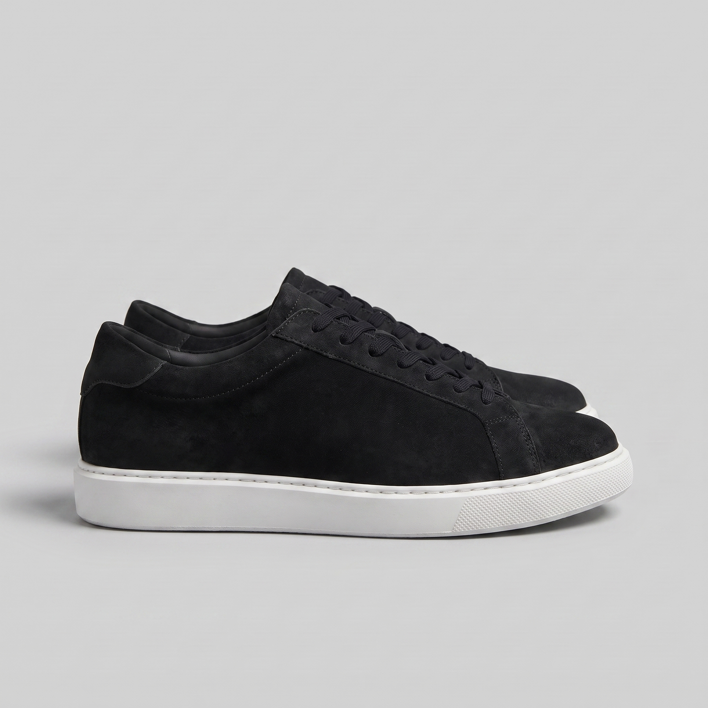 Men's Suede Style Low Sneakers | Minimalist Clean Design