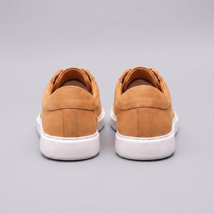 Men's Suede Style Low Sneakers | Minimalist Clean Design