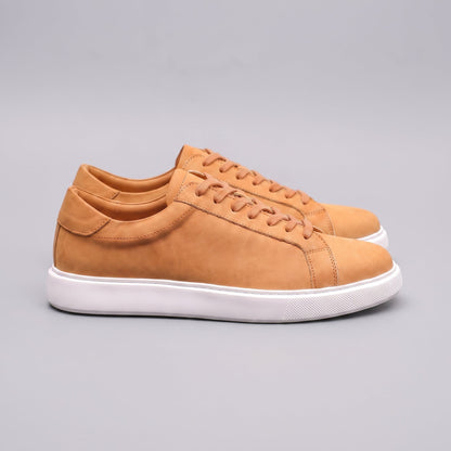 Men's Suede Style Low Sneakers | Minimalist Clean Design