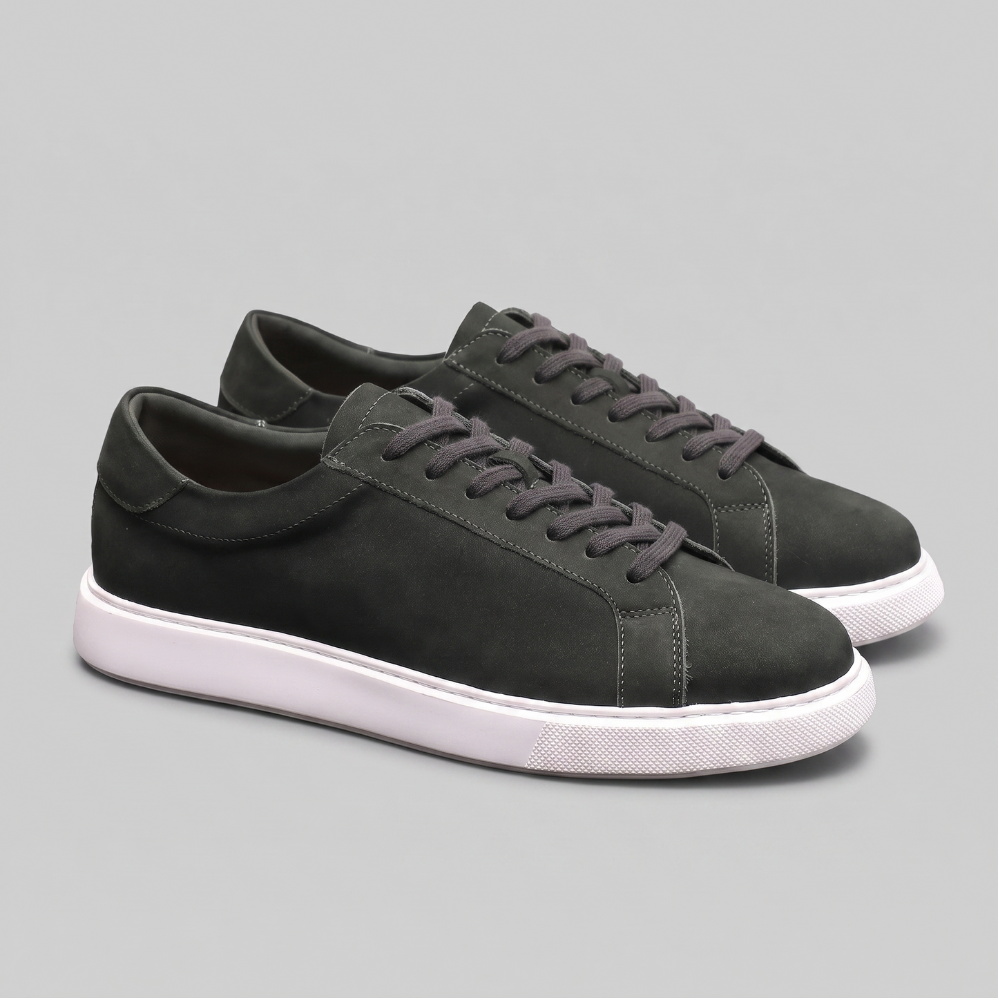 Men's Suede Style Low Sneakers | Minimalist Clean Design