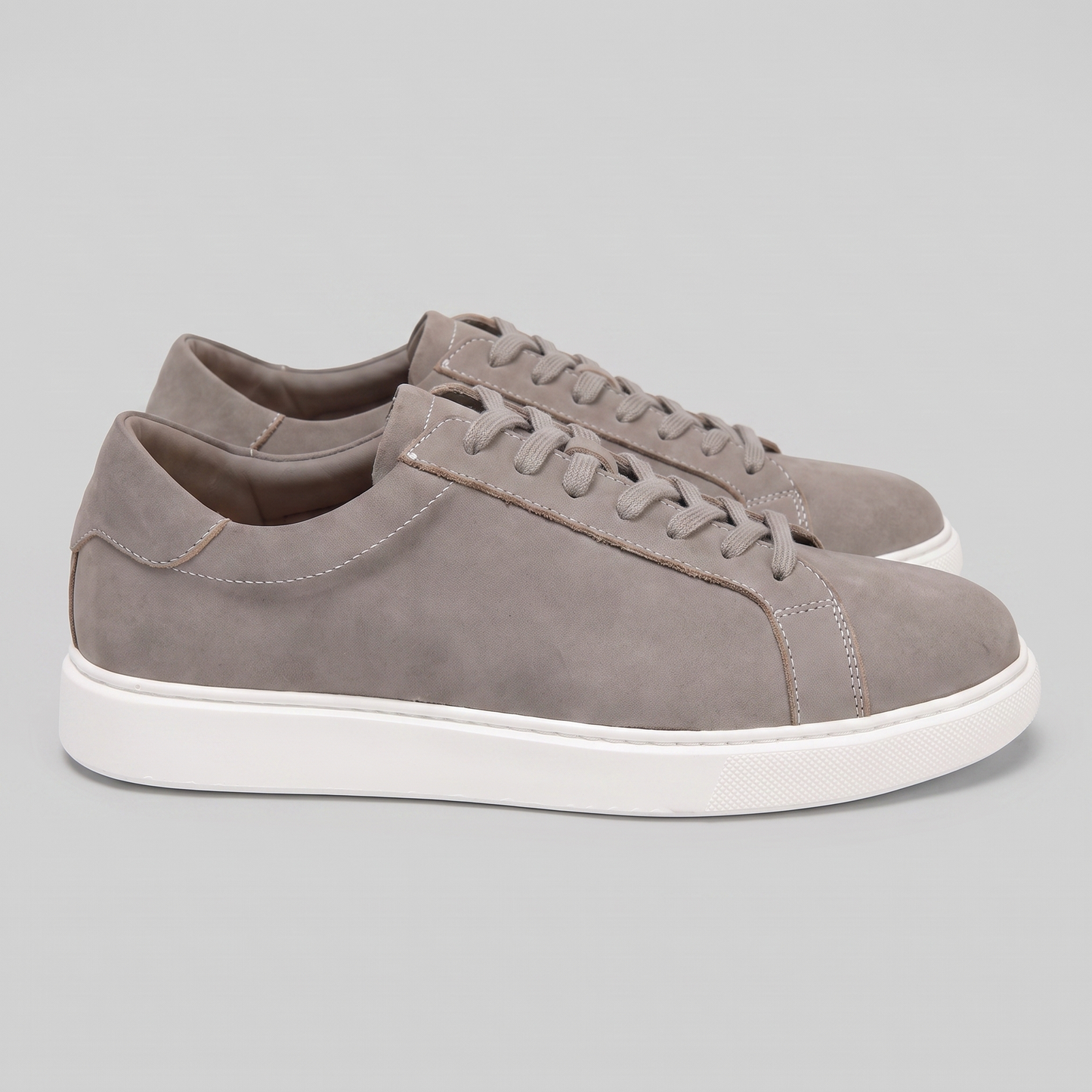 Men's Suede Style Low Sneakers | Minimalist Clean Design