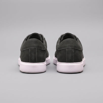 Men's Suede Style Low Sneakers | Minimalist Clean Design