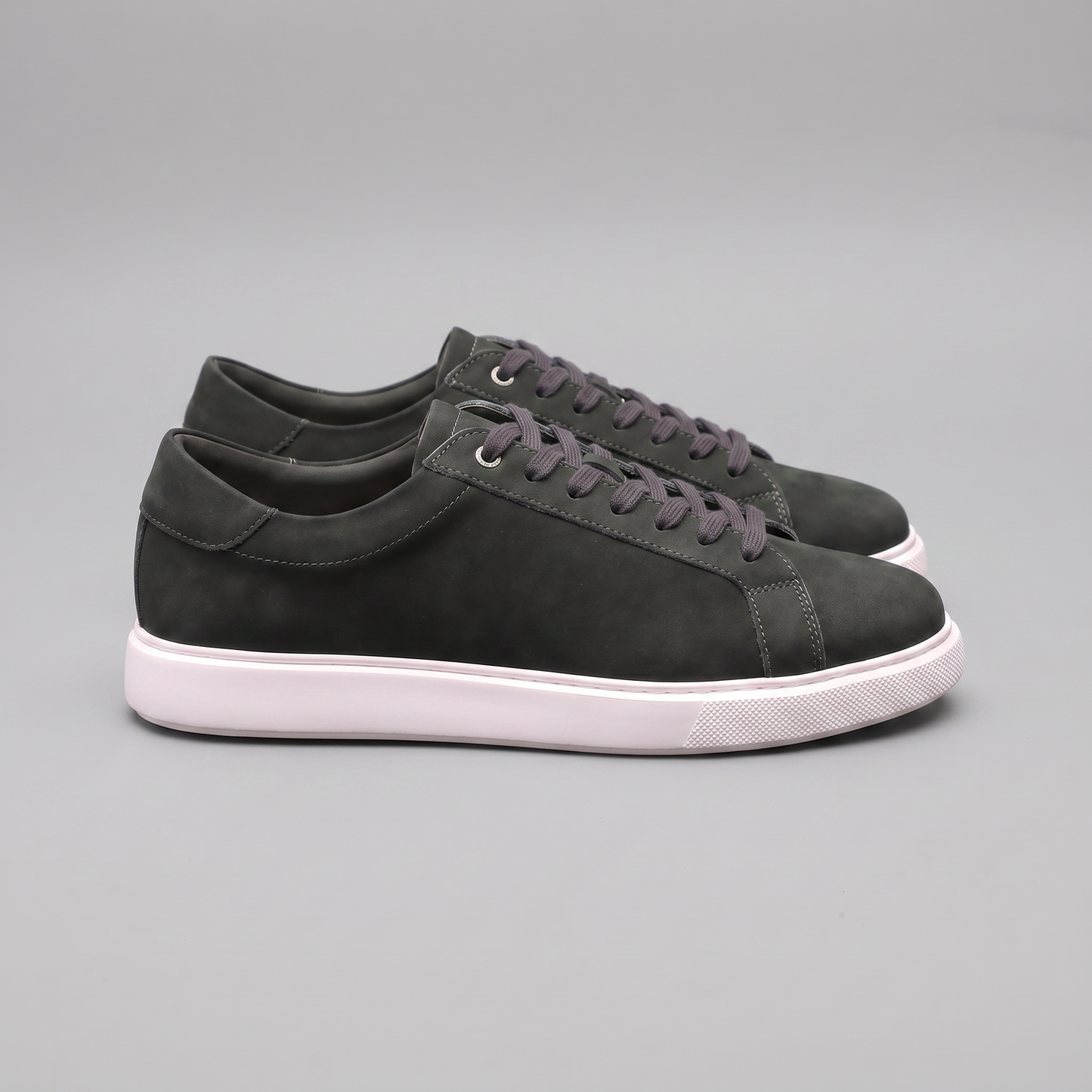 Men's Suede Style Low Sneakers | Minimalist Clean Design