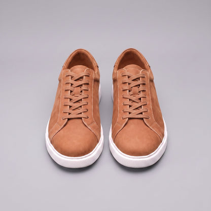 Men's Suede Style Low Sneakers | Minimalist Clean Design