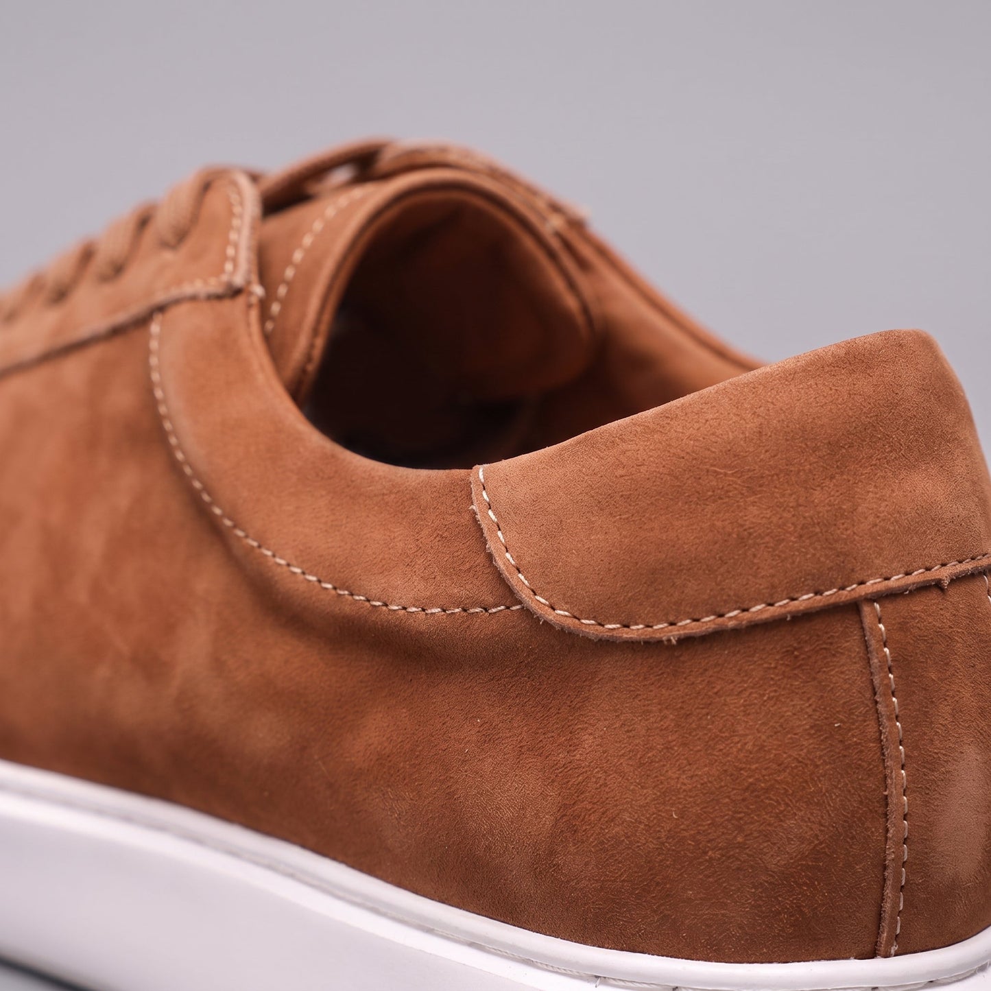 Men's Suede Style Low Sneakers | Minimalist Clean Design