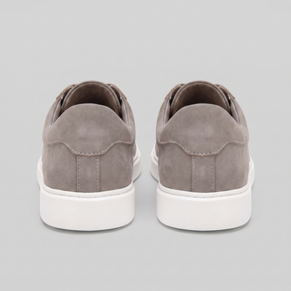 Men's Suede Style Low Sneakers | Minimalist Clean Design