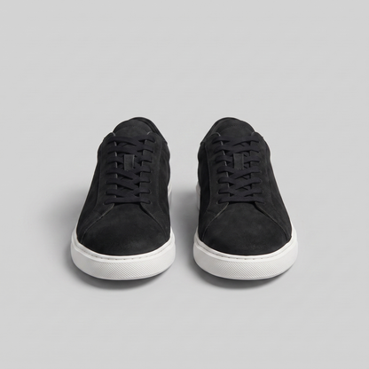 Men's Suede Style Low Sneakers | Minimalist Clean Design