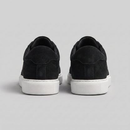 Men's Suede Style Low Sneakers | Minimalist Clean Design