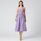 Women's Sweetheart Neck Midi Dress | Full Skirt Elegant Occasion Style