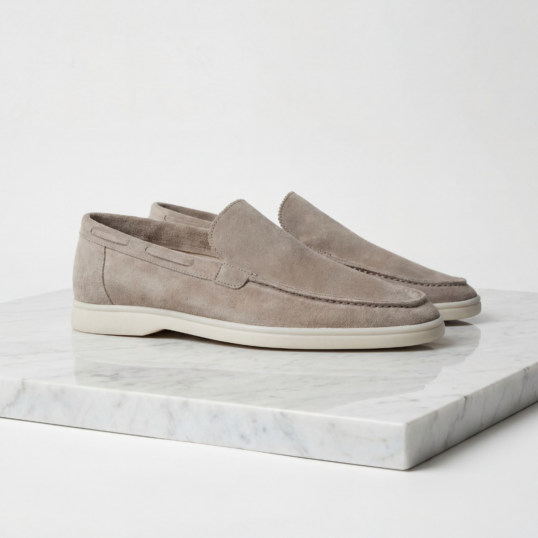Men's Faux Suede Slip-On Loafers