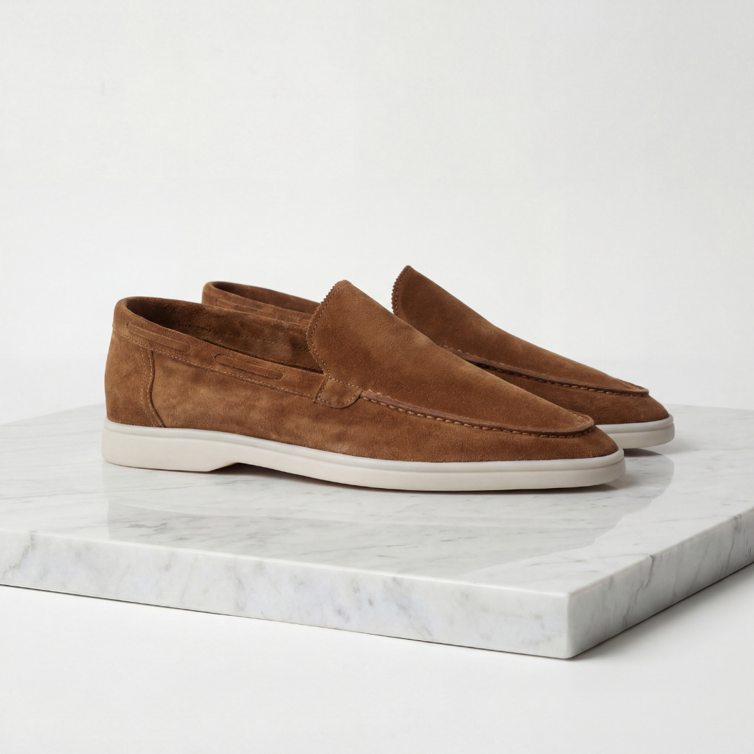 Men's Faux Suede Slip-On Loafers