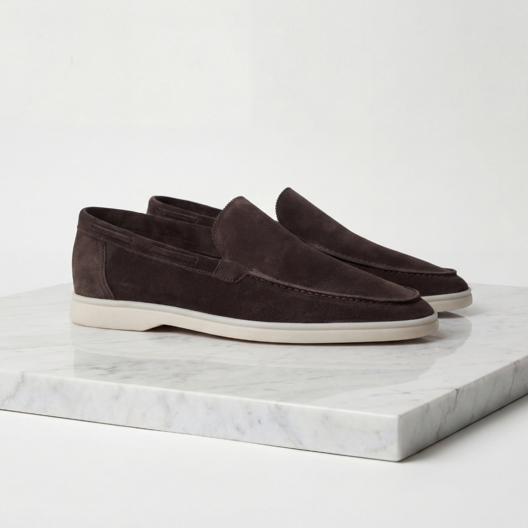 Men's Faux Suede Slip-On Loafers