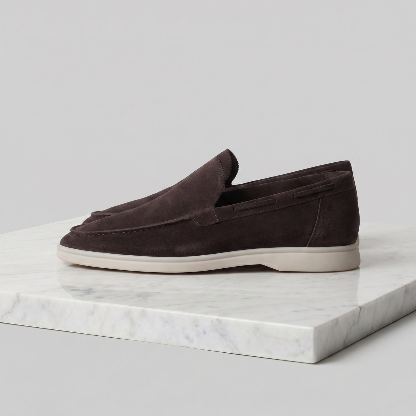 Men's Faux Suede Slip-On Loafers