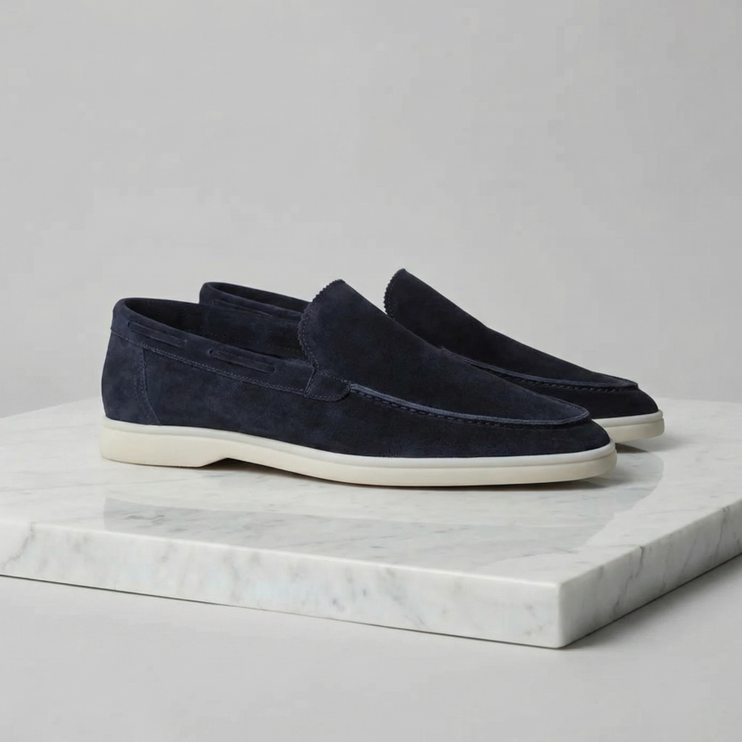 Men's Faux Suede Slip-On Loafers