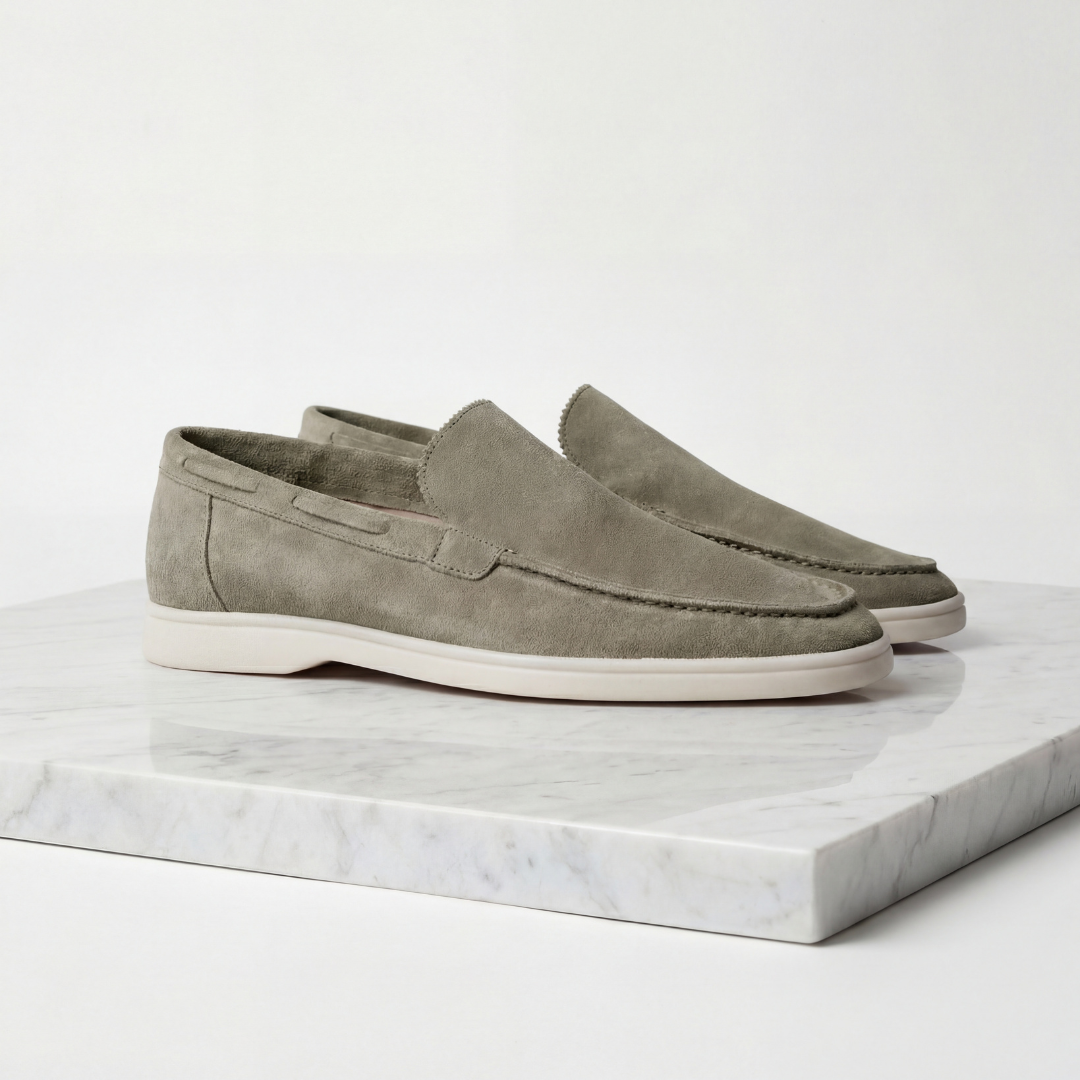 Men's Faux Suede Slip-On Loafers