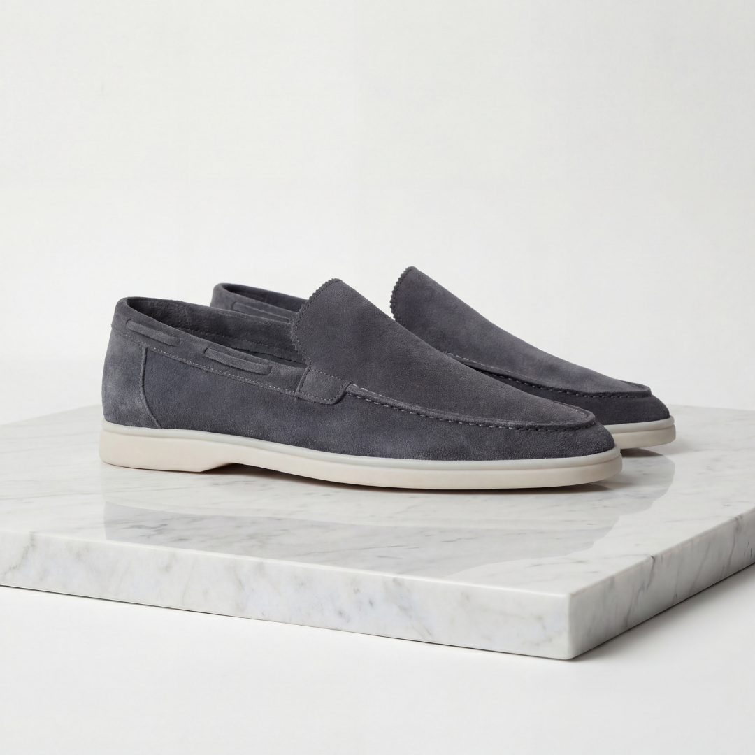 Men's Faux Suede Slip-On Loafers