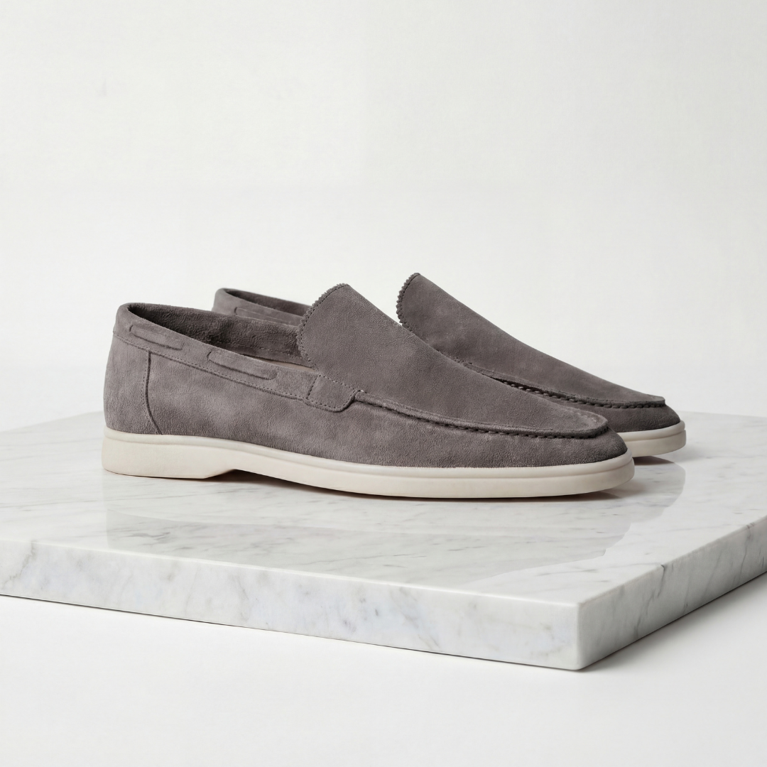 Men's Faux Suede Slip-On Loafers