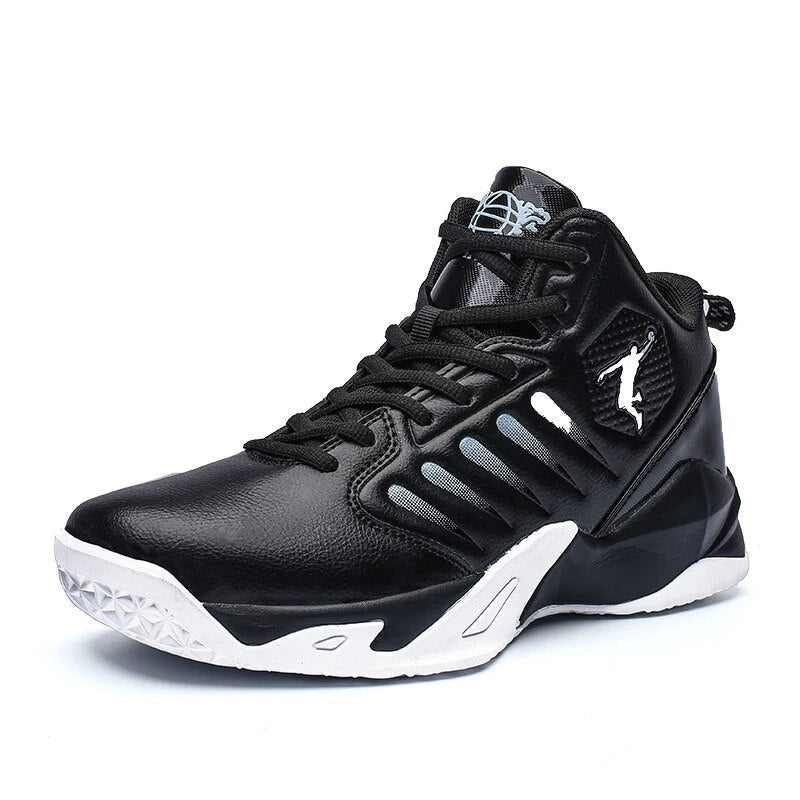 Men's High-Top Basketball Sneakers | Non-Slip Sport Shoes