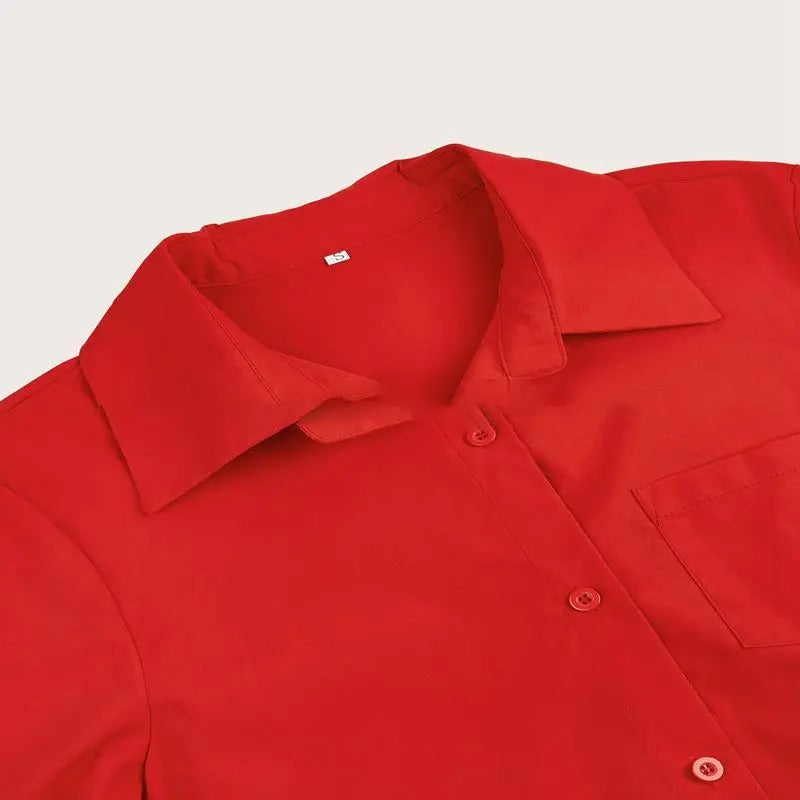 Women's Classic Shirt Dress | Elegant Relaxed Fit
