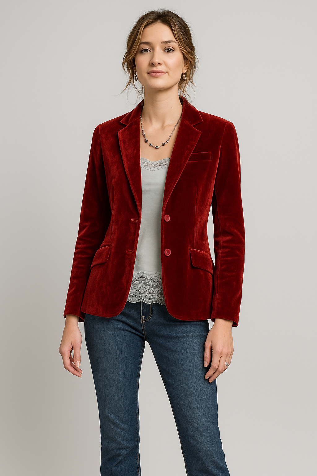 Women's Slim Fit Tailored Blazer | Office & Evening Versatile Look