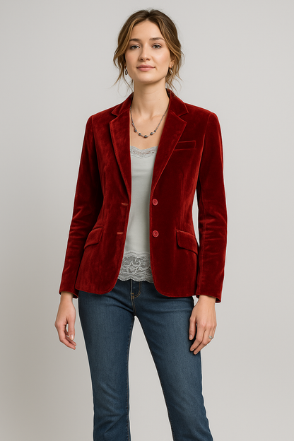 Women's Slim Fit Tailored Blazer | Office & Evening Versatile Look