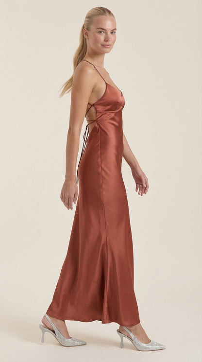 Women's V-Neck Maxi Dress | Elegant Evening Occasion Wear