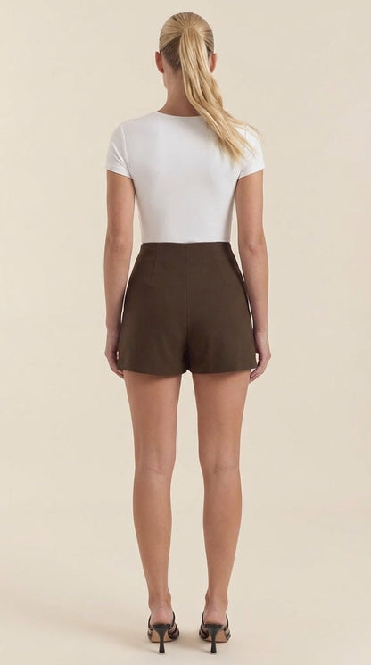 Women's High Waist Mini Skirt | Side Slit Summer Casual