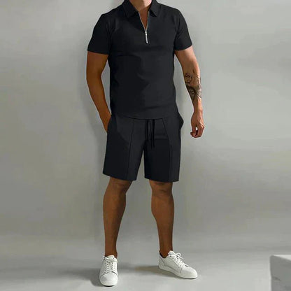 Men's Polo & Shorts Set | Smart Casual Summer Outfit