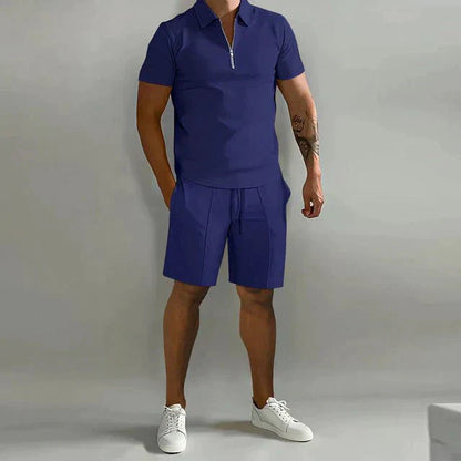 Men's Polo & Shorts Set | Smart Casual Summer Outfit