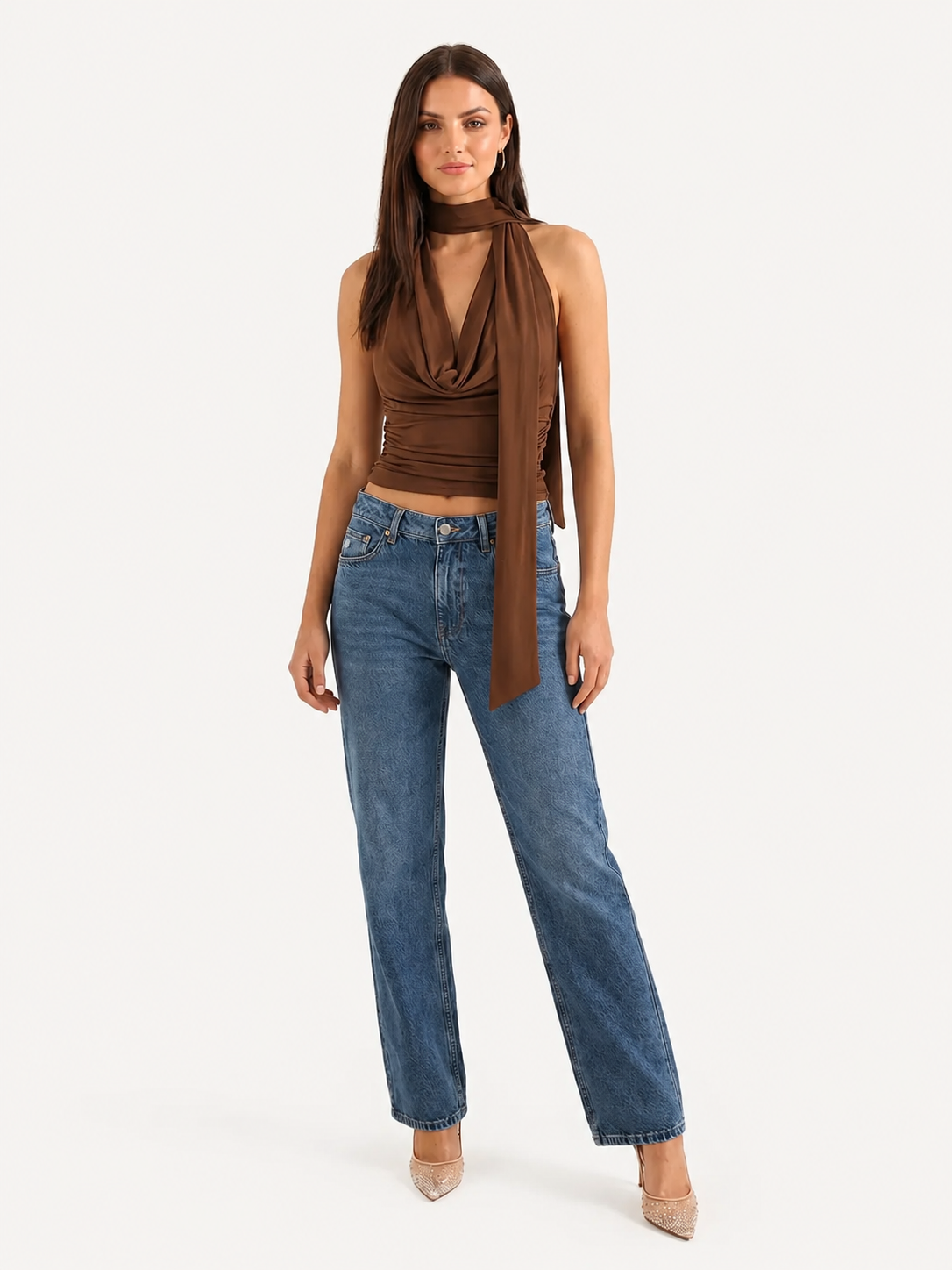 Women's Neckholder Wrap Top