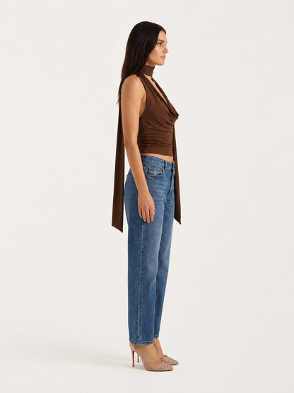 Women's Neckholder Wrap Top