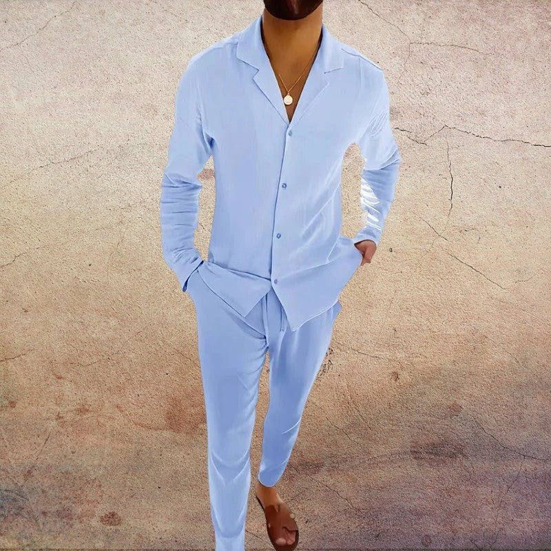 Men's Vintage Style 2-Piece Set | Relaxed Summer Loungewear