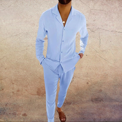 Men's Vintage Style 2-Piece Set | Relaxed Summer Loungewear