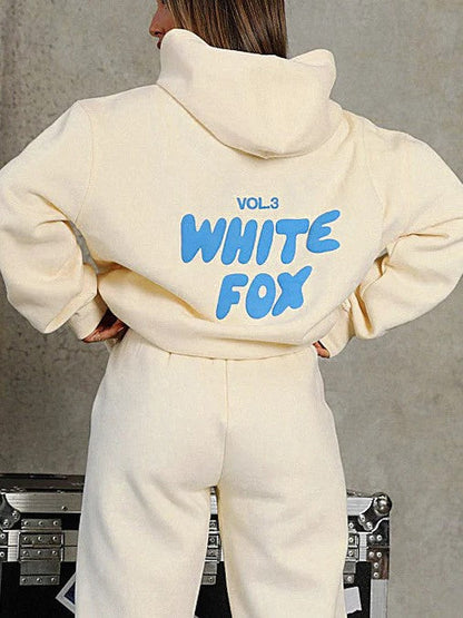 Women's Two-Piece Tracksuit Set | Casual Hoodie Loungewear Style