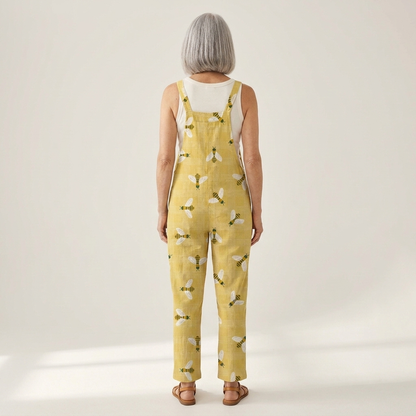 Women's Printed Wide-Leg Jumpsuit | Relaxed Comfort Fit