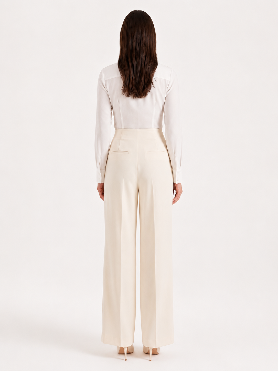 Women's Pleated Wide Leg Trousers
