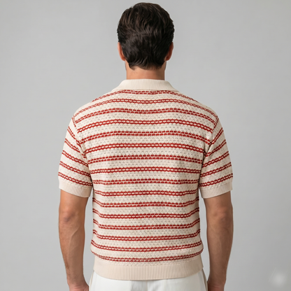 Men's Tailored Fit Striped Polo