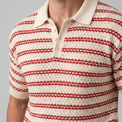 Men's Tailored Fit Striped Polo