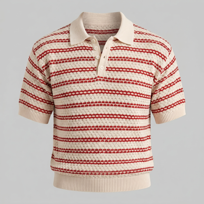 Men's Tailored Fit Striped Polo