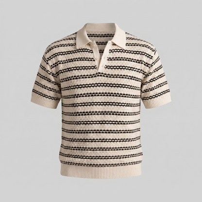 Men's Tailored Fit Striped Polo