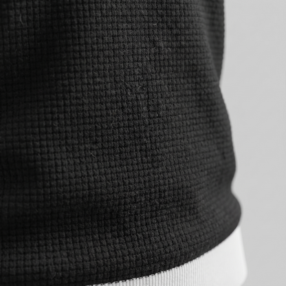 Men's Knit Polo Shirt | Contrast Trim Smart-Casual Style