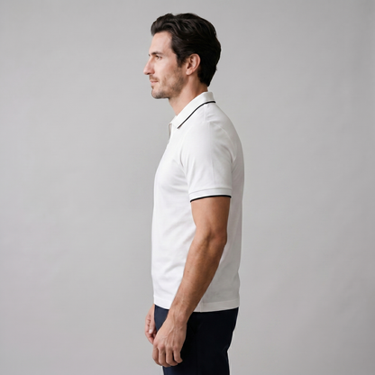 Men's Zip Front Polo Shirt