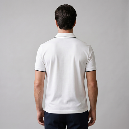 Men's Zip Front Polo Shirt