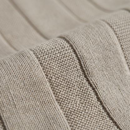 Men's Open Knit Polo Shirt | Ribbed Smart-Casual Summer Style
