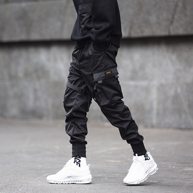 Men's Techwear Tactical Joggers | Multi-Pocket Urban Cargo Pants
