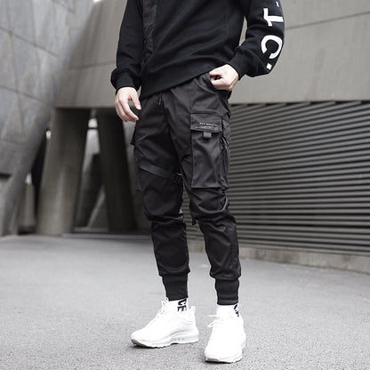 Men's Techwear Tactical Joggers | Multi-Pocket Urban Cargo Pants