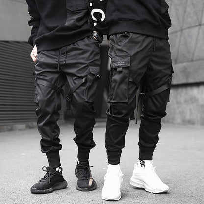 Men's Techwear Tactical Joggers | Multi-Pocket Urban Cargo Pants