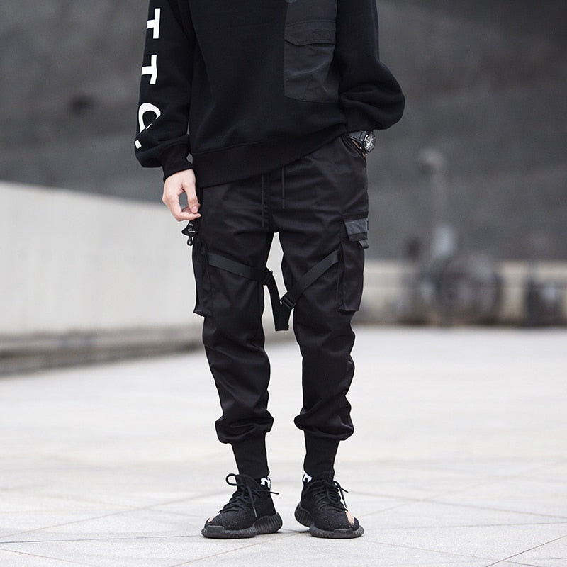 Men's Techwear Tactical Joggers | Multi-Pocket Urban Cargo Pants