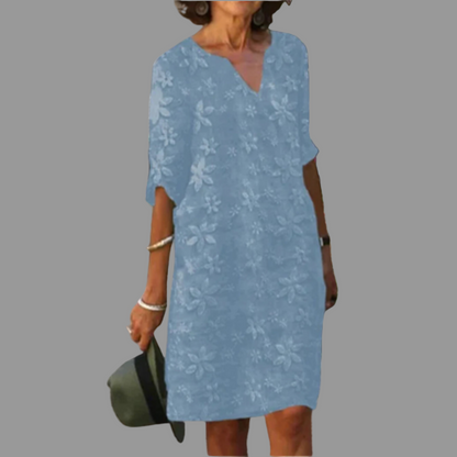 Women's Floral Midi Dress | Modern Relaxed Fit
